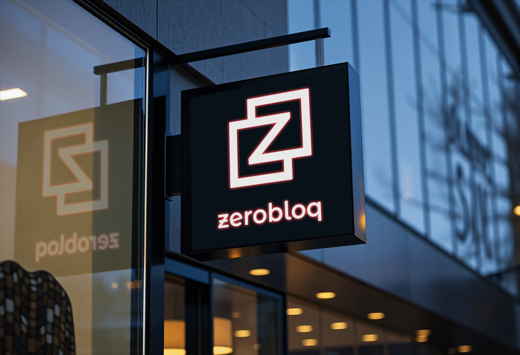 zerobloq signage